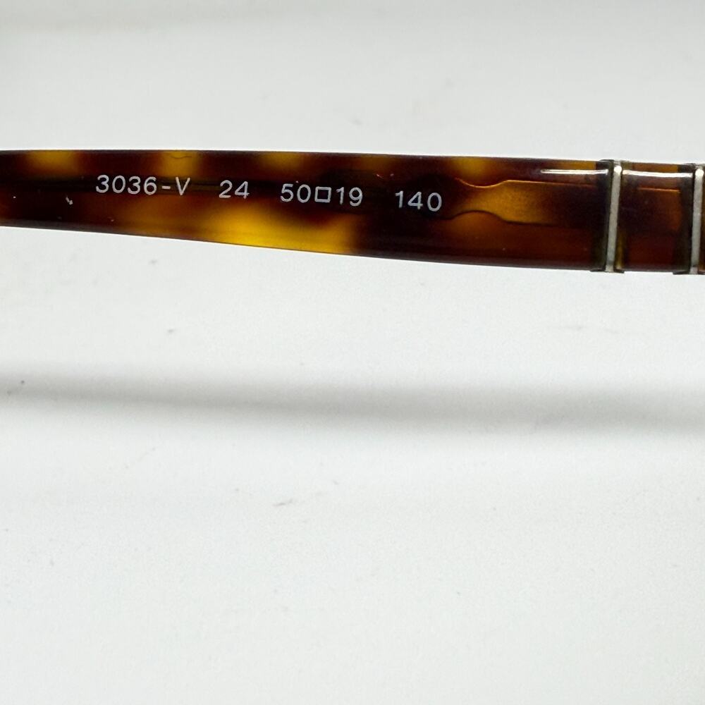 Persol PO3036V 24 Womens Havana Square Modern Eyeglasses‎ Frames 50/19~140 20058 - Picture 5 of 7